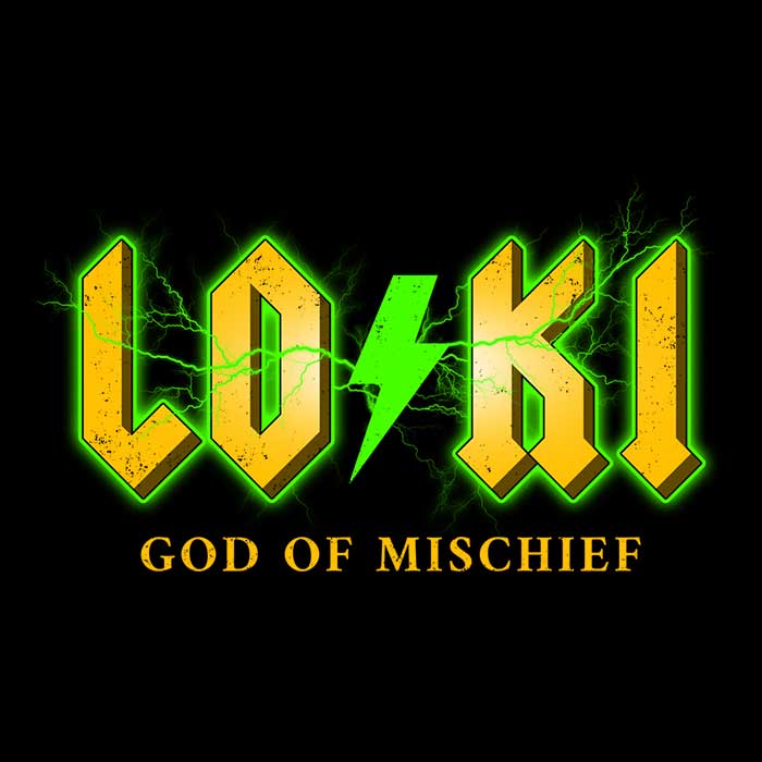 God of Mischief Coasters - Adult & Kids T-Shirts, Sweatshirts & Hoodies apparel design preview 1