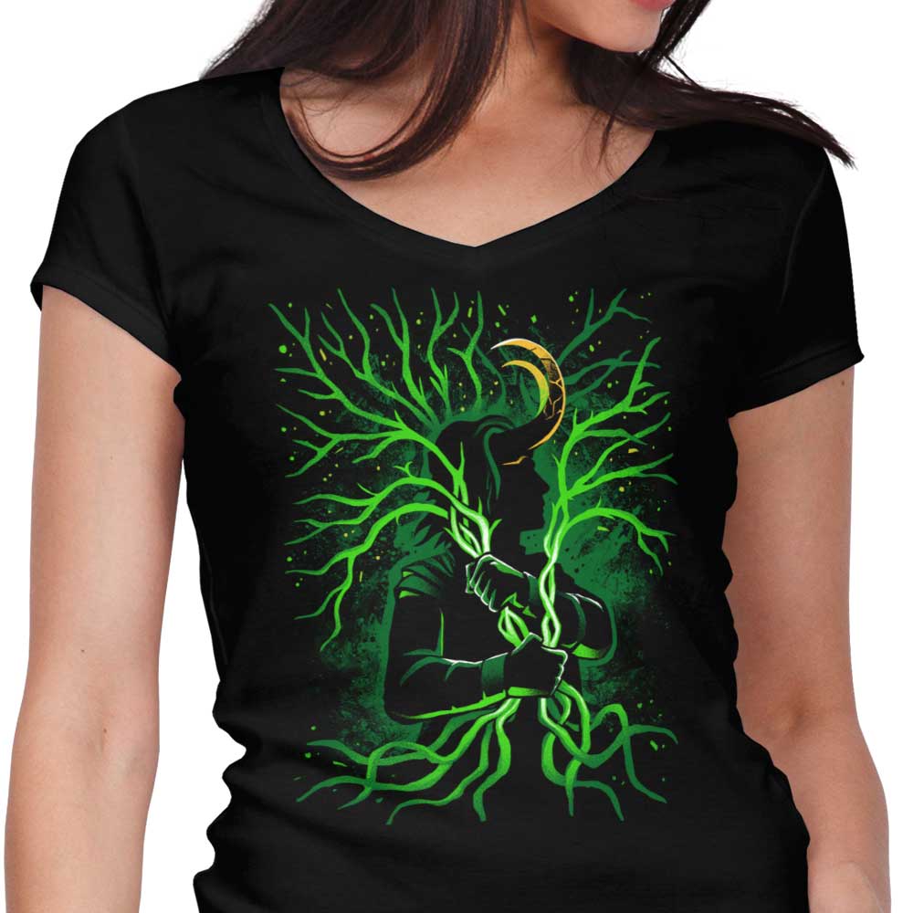 God of Stories Women's V-Neck - Adult & Kids T-Shirts, Sweatshirts & Hoodies apparel design preview 1
