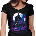 God of the Dead Women's V-Neck - Adult & Kids T-Shirts, Sweatshirts & Hoodies apparel design preview 1