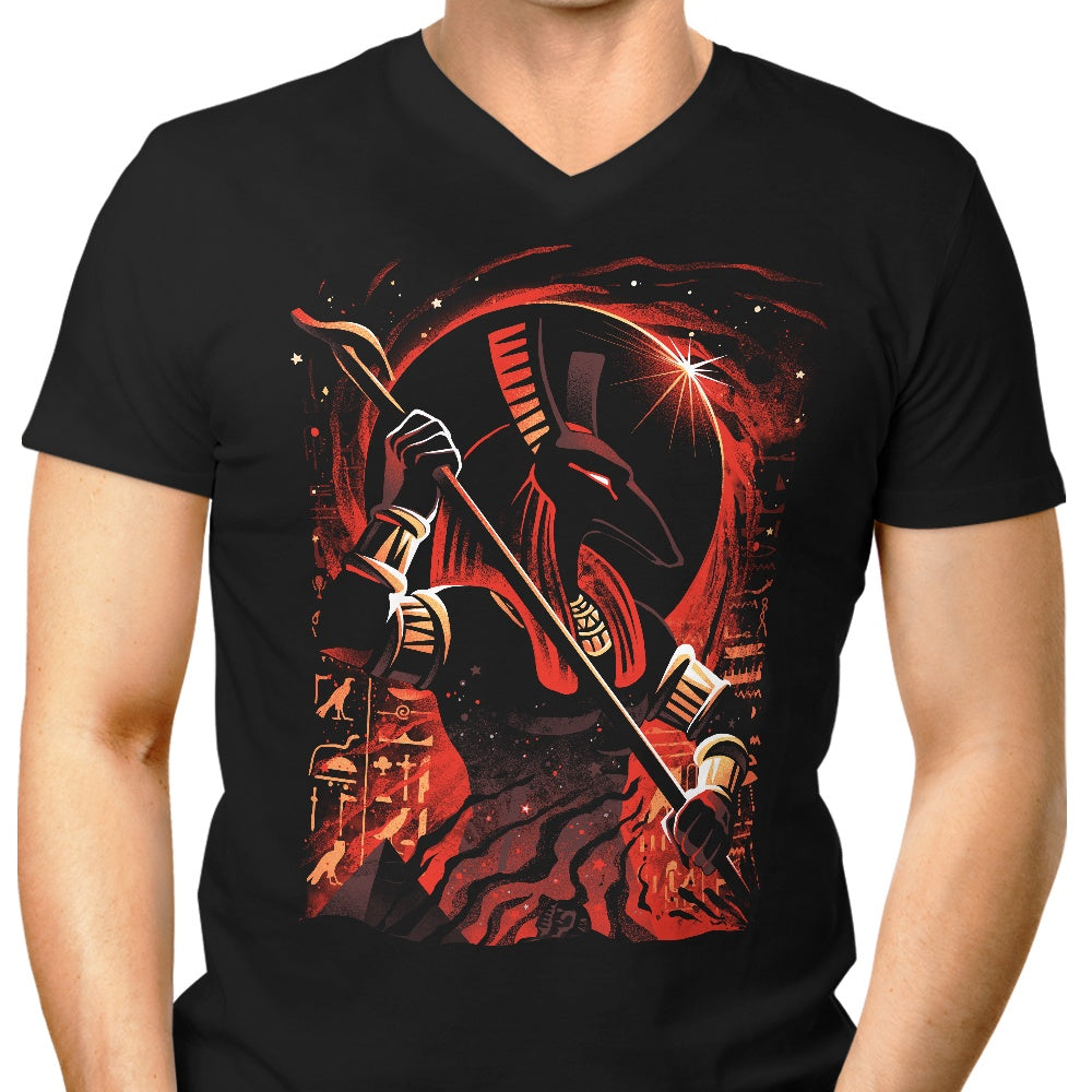 God of the Desert and Disorder Men's V-Neck - Adult & Kids T-Shirts, Sweatshirts & Hoodies apparel design preview 1