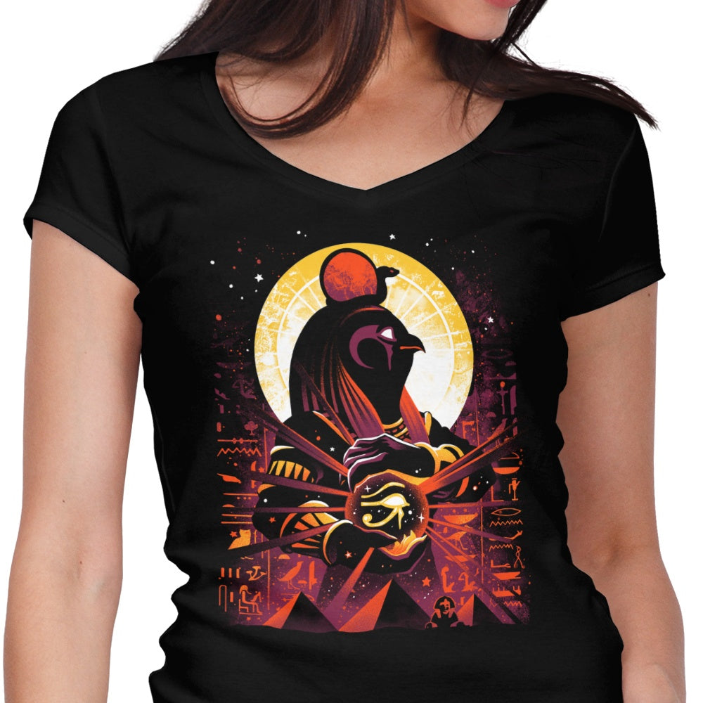 God of the Sun Women's V-Neck - Adult & Kids T-Shirts, Sweatshirts & Hoodies apparel design preview 1