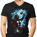 God of Thunder Men's V-Neck - Adult & Kids T-Shirts, Sweatshirts & Hoodies apparel design preview 1