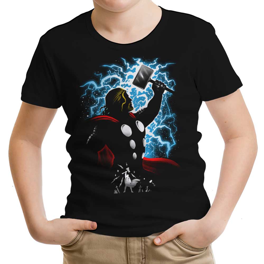 God of Thunder Youth Apparel - Adult & Kids T-Shirts, Sweatshirts & Hoodies apparel design preview 1