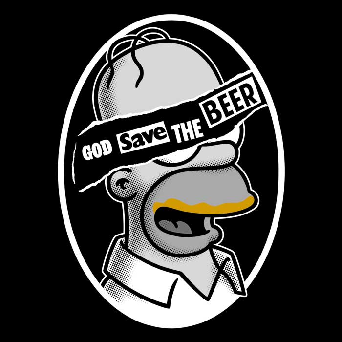 God Save the Beer Men's Apparel - Adult & Kids T-Shirts, Sweatshirts & Hoodies apparel design preview 2