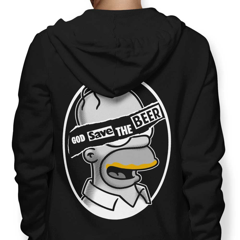 God Save the Beer - Adult & Kids T-Shirts, Sweatshirts & Hoodies apparel design preview 1