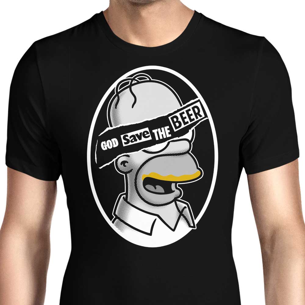 God Save the Beer Men's Apparel - Adult & Kids T-Shirts, Sweatshirts & Hoodies apparel design preview 1