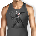 God Throwing Axe Tank Top - Adult & Kids T-Shirts, Sweatshirts & Hoodies apparel design preview 1