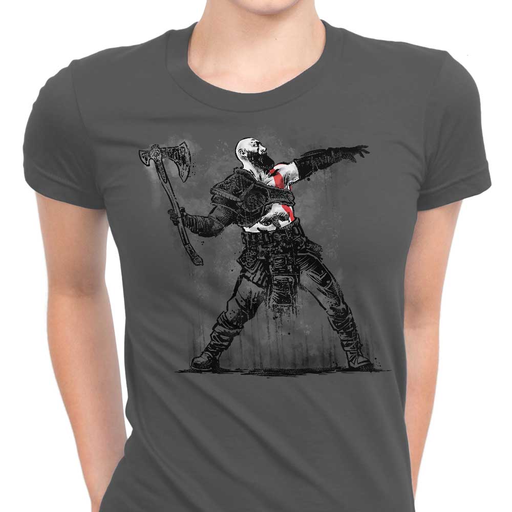 God Throwing Axe Women's Apparel - Adult & Kids T-Shirts, Sweatshirts & Hoodies apparel design preview 1