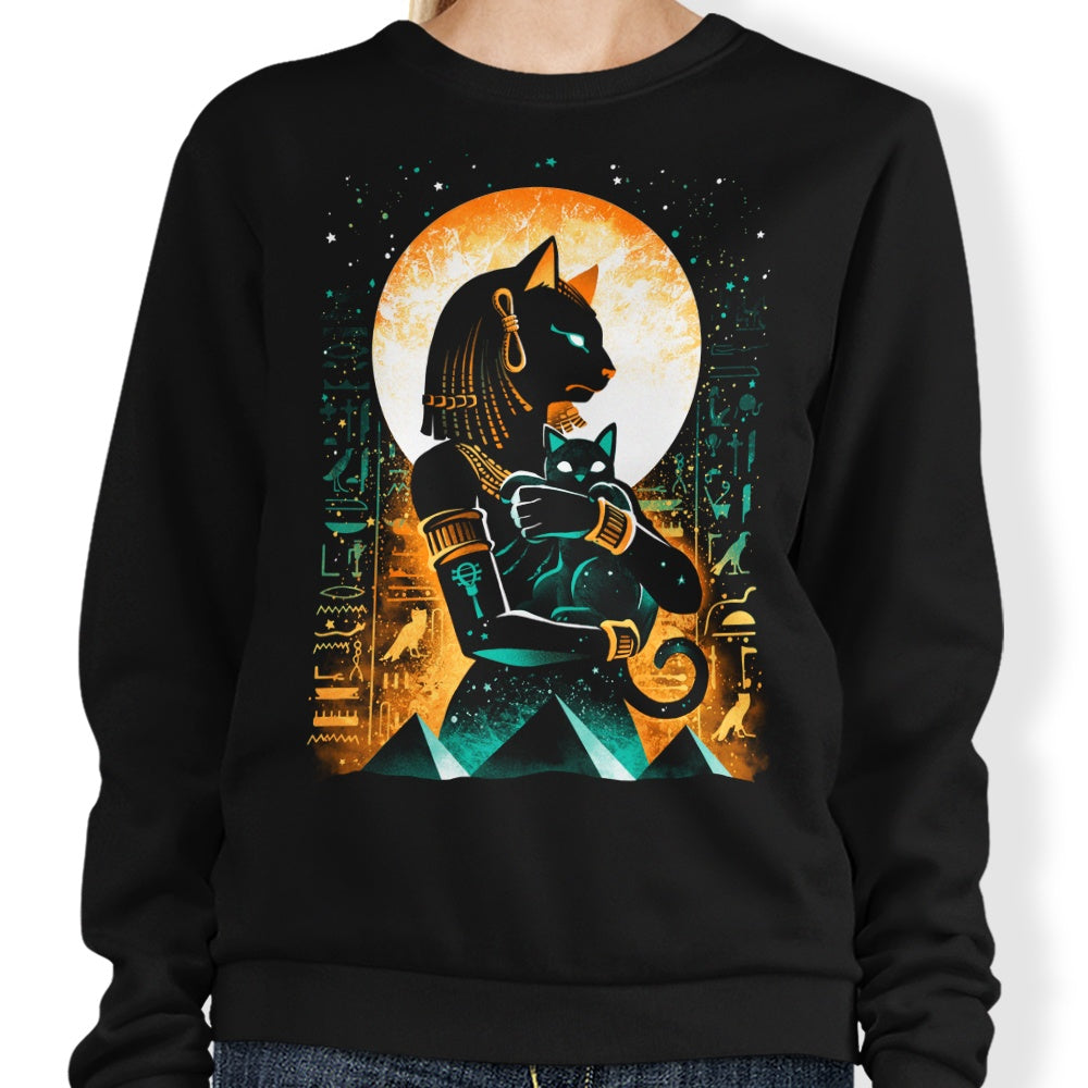 Goddess of Cats - Adult & Kids T-Shirts, Sweatshirts & Hoodies apparel design preview 1