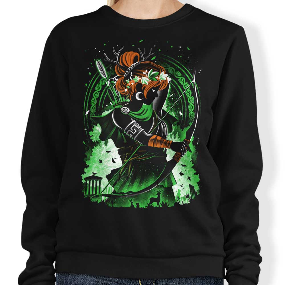Goddess of Hunting - Adult & Kids T-Shirts, Sweatshirts & Hoodies apparel design preview 1