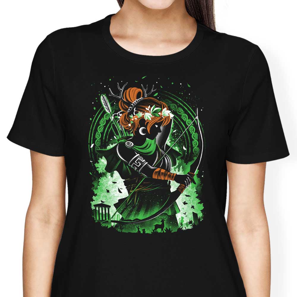 Goddess of Hunting Women's Apparel - Adult & Kids T-Shirts, Sweatshirts & Hoodies apparel design preview 1