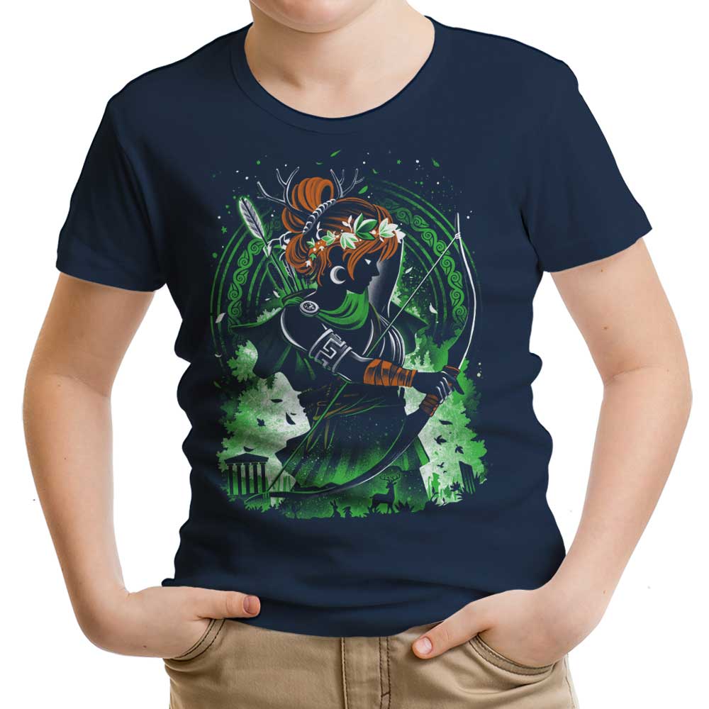 Goddess of Hunting Youth Apparel - Adult & Kids T-Shirts, Sweatshirts & Hoodies apparel design preview 2