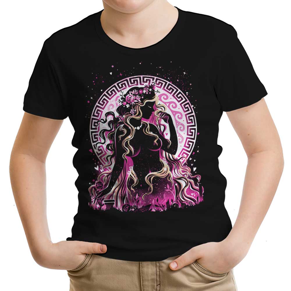Goddess of Love and Beauty Youth Apparel - Adult & Kids T-Shirts, Sweatshirts & Hoodies apparel design preview 1