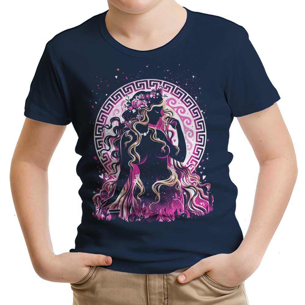 Goddess of Love and Beauty Youth Apparel - Adult & Kids T-Shirts, Sweatshirts & Hoodies apparel design preview 2