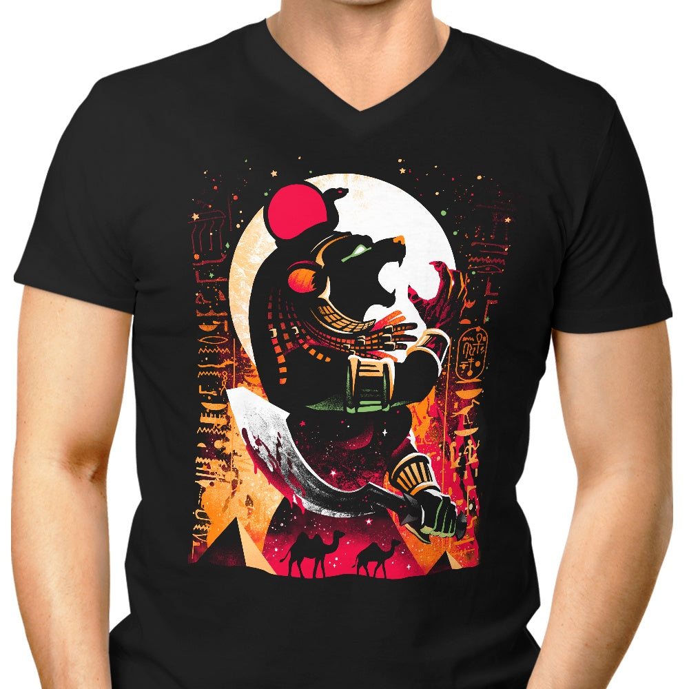 Goddess of War Men's V-Neck - Adult & Kids T-Shirts, Sweatshirts & Hoodies apparel design preview 1