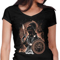 Goddess of Wisdom, Arts, and War Women's V-Neck - Adult & Kids T-Shirts, Sweatshirts & Hoodies apparel design preview 1