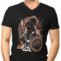 Goddess of Wisdom, Arts, and War Men's V-Neck - Adult & Kids T-Shirts, Sweatshirts & Hoodies apparel design preview 1