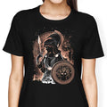 Goddess of Wisdom, Arts, and War Women's Apparel - Adult & Kids T-Shirts, Sweatshirts & Hoodies apparel design preview 1