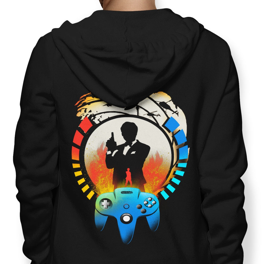 Golden Gun 64 - Adult & Kids T-Shirts, Sweatshirts & Hoodies apparel design preview 1