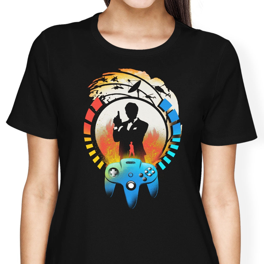 Golden Gun 64 Women's Apparel - Adult & Kids T-Shirts, Sweatshirts & Hoodies apparel design preview 2