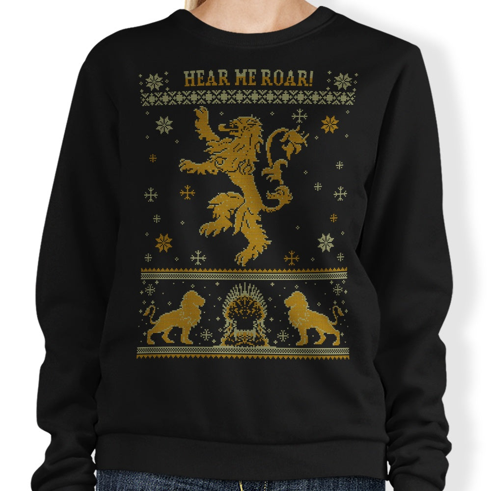 Golden Lion Sweater - Adult & Kids T-Shirts, Sweatshirts & Hoodies apparel design preview 1