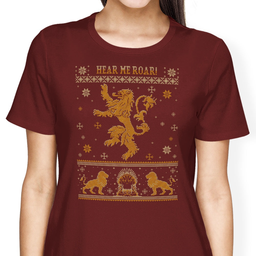 Golden Lion Sweater Women's Apparel - Adult & Kids T-Shirts, Sweatshirts & Hoodies apparel design preview 2