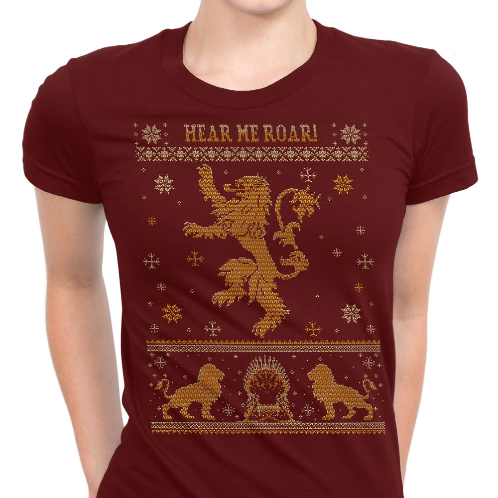 Golden Lion Sweater Women's Apparel - Adult & Kids T-Shirts, Sweatshirts & Hoodies apparel design preview 1
