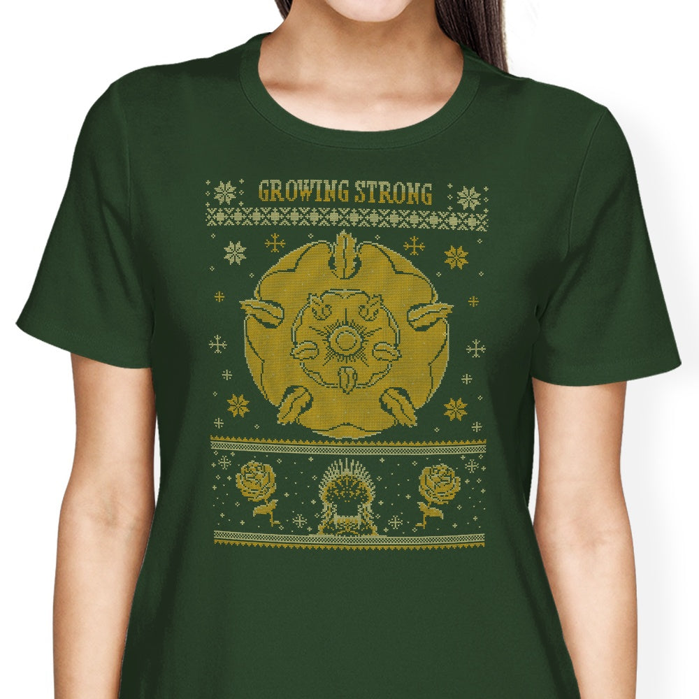 Golden Rose Sweater Women's Apparel - Adult & Kids T-Shirts, Sweatshirts & Hoodies apparel design preview 2