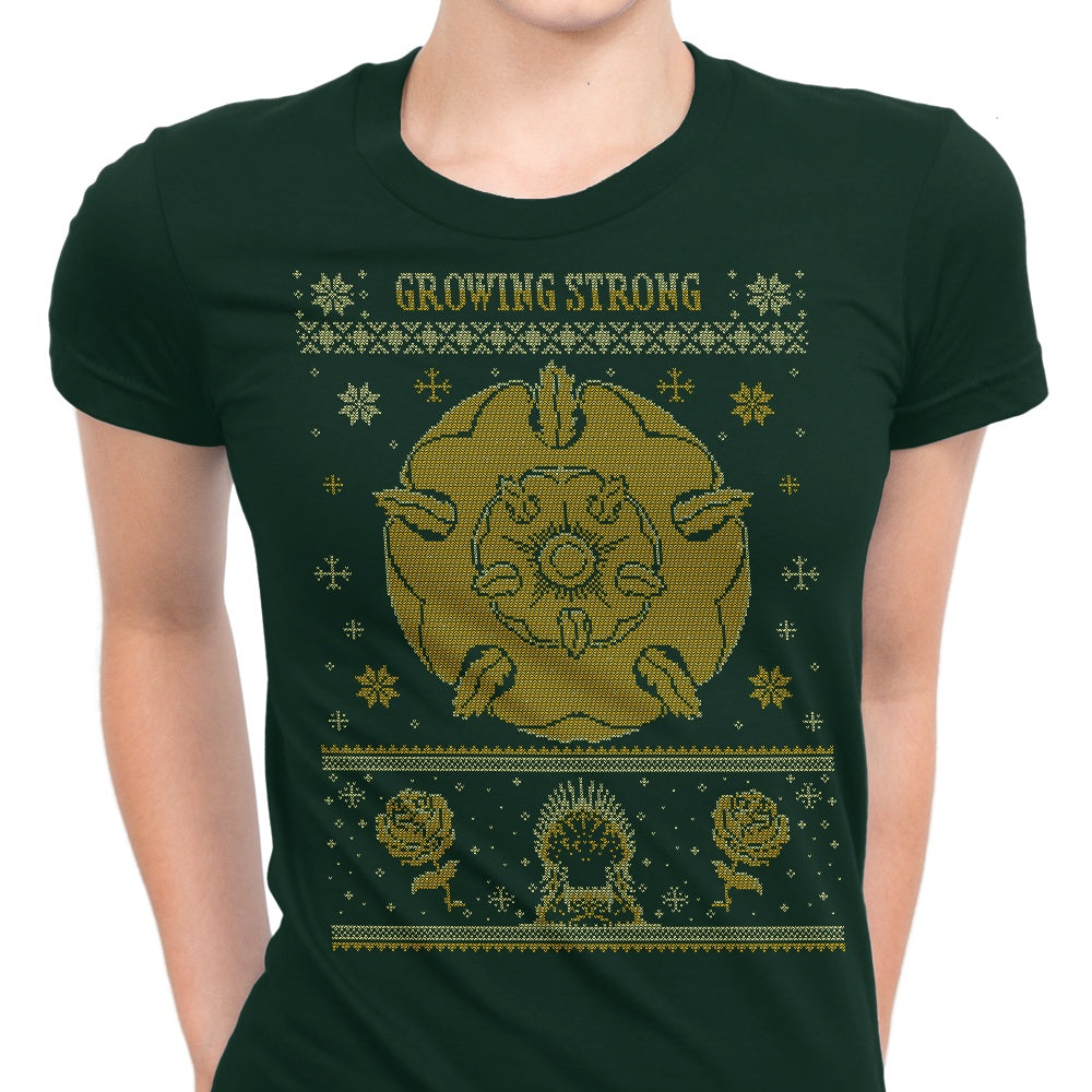 Golden Rose Sweater Women's Apparel - Adult & Kids T-Shirts, Sweatshirts & Hoodies apparel design preview 1