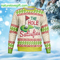 Golf Lovers The Hole That Satisfies Ugly Christmas Sweater product image