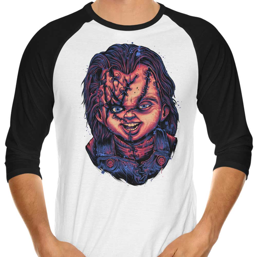 Good Guy Wants to Play 3/4 Sleeve Raglan - Adult & Kids T-Shirts, Sweatshirts & Hoodies apparel design preview 1