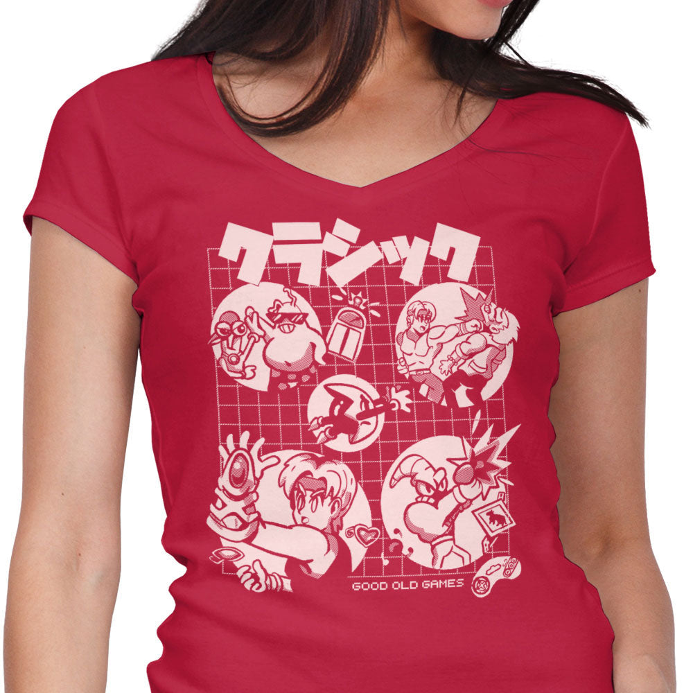 Good Old Drive Women's V-Neck - Adult & Kids T-Shirts, Sweatshirts & Hoodies apparel design preview 1