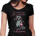 Good Taste Raccoon Women's V-Neck - Adult & Kids T-Shirts, Sweatshirts & Hoodies apparel design preview 1