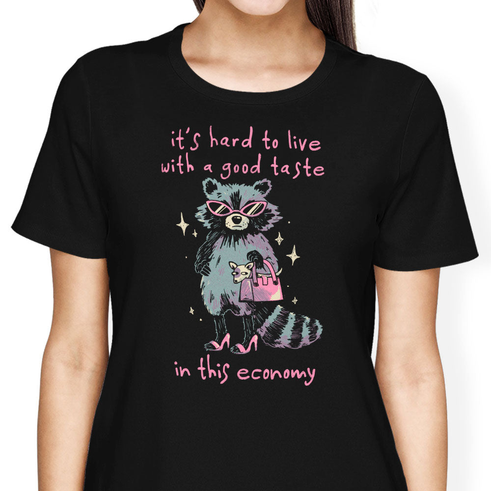 Good Taste Raccoon Women's Apparel - Adult & Kids T-Shirts, Sweatshirts & Hoodies apparel design preview 2