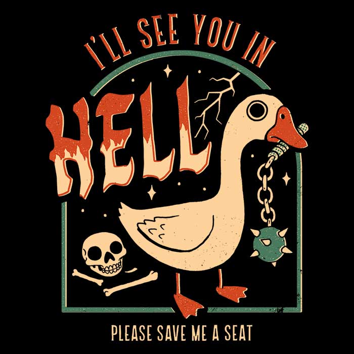 Goose Warning Men's Apparel - Adult & Kids T-Shirts, Sweatshirts & Hoodies apparel design preview 2