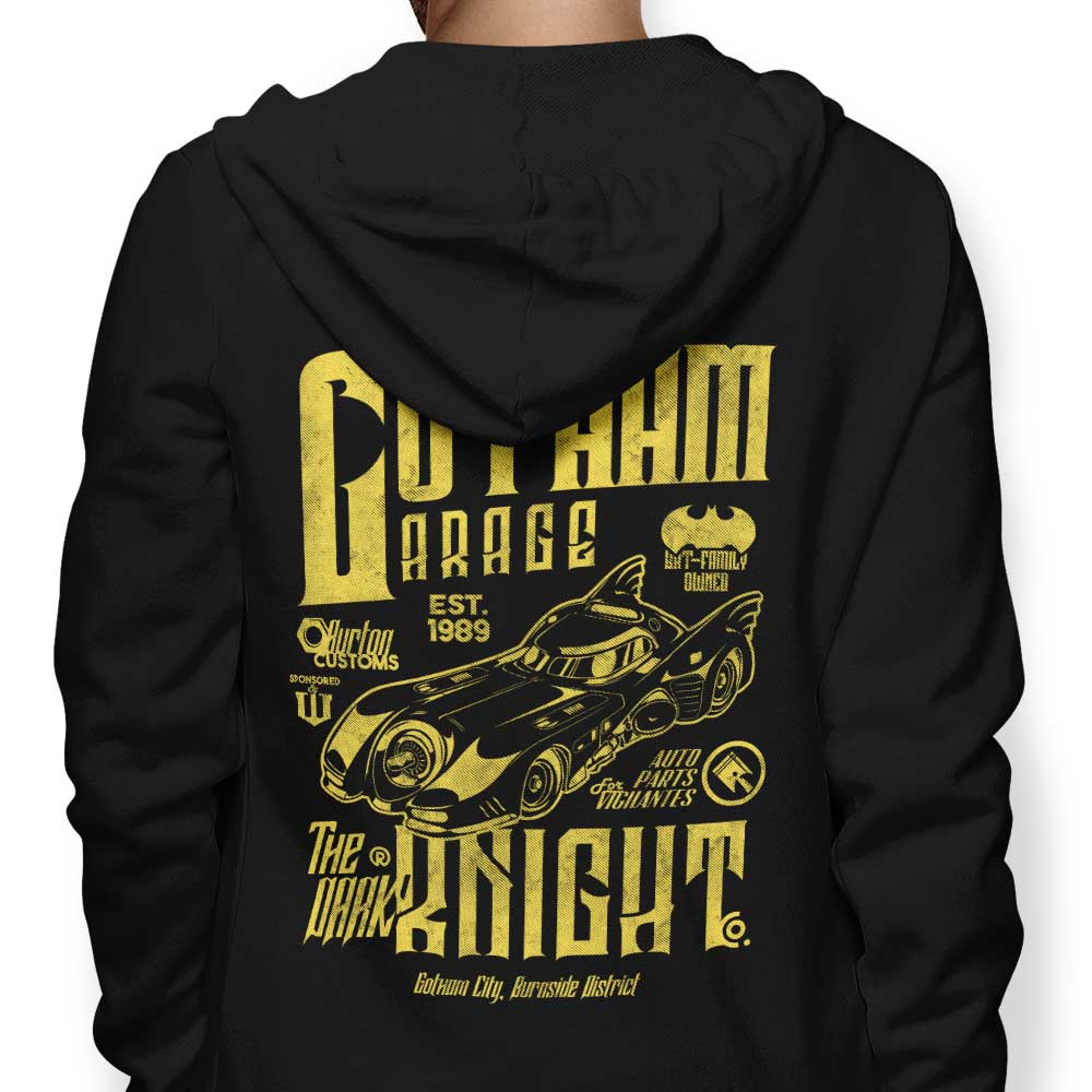 Gotham Garage - Adult & Kids T-Shirts, Sweatshirts & Hoodies apparel design preview 1