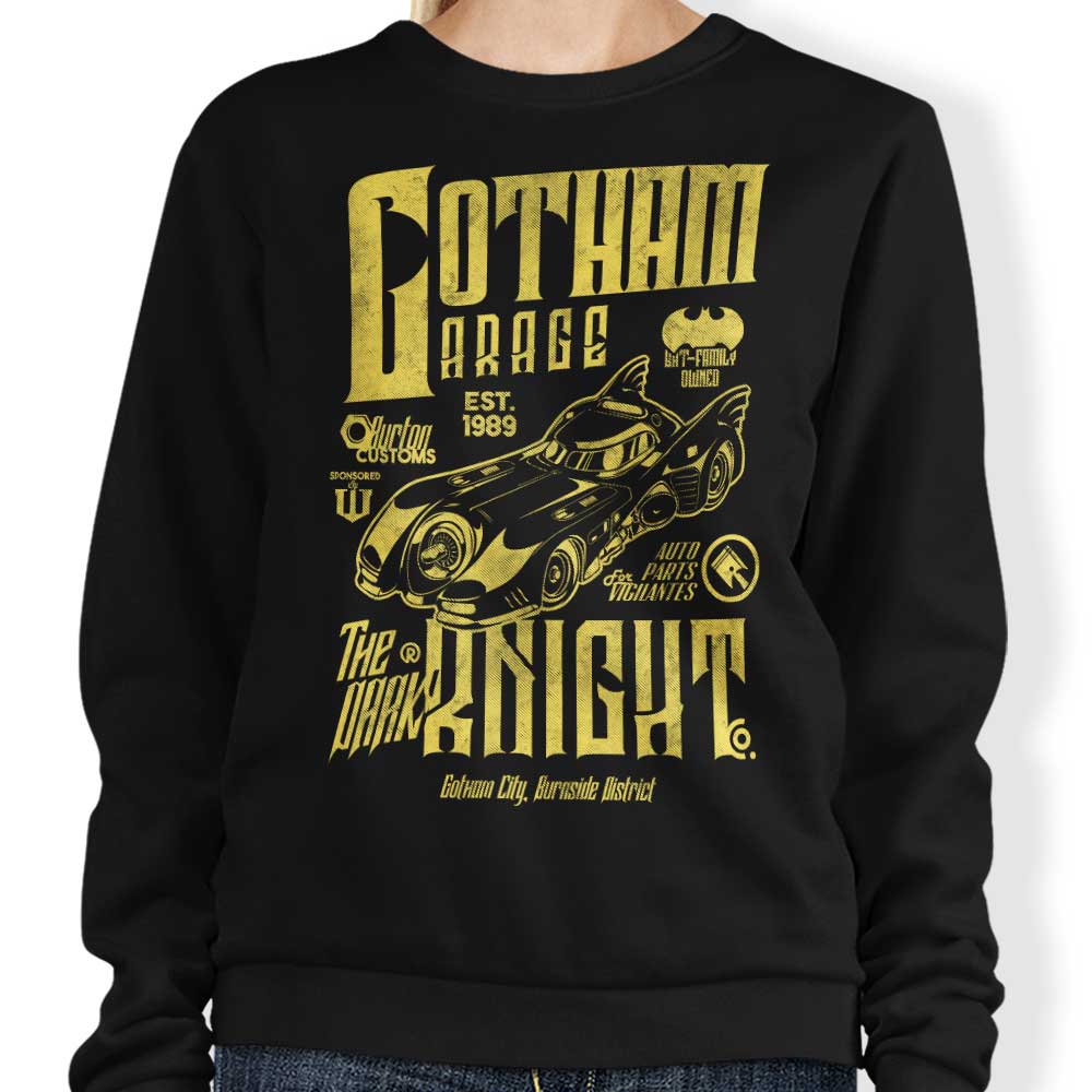 Gotham Garage - Adult & Kids T-Shirts, Sweatshirts & Hoodies apparel design preview 1