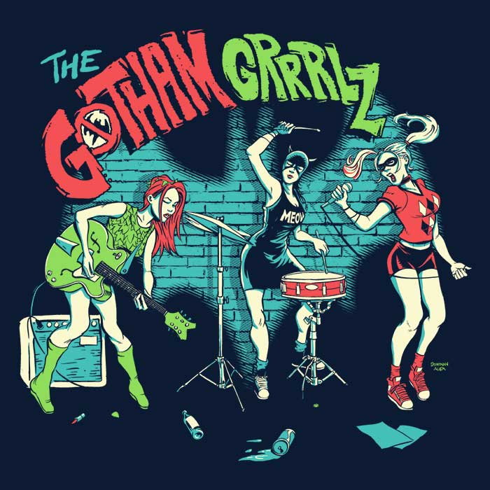 Gotham Grrls Youth Apparel - Adult & Kids T-Shirts, Sweatshirts & Hoodies apparel design preview 2