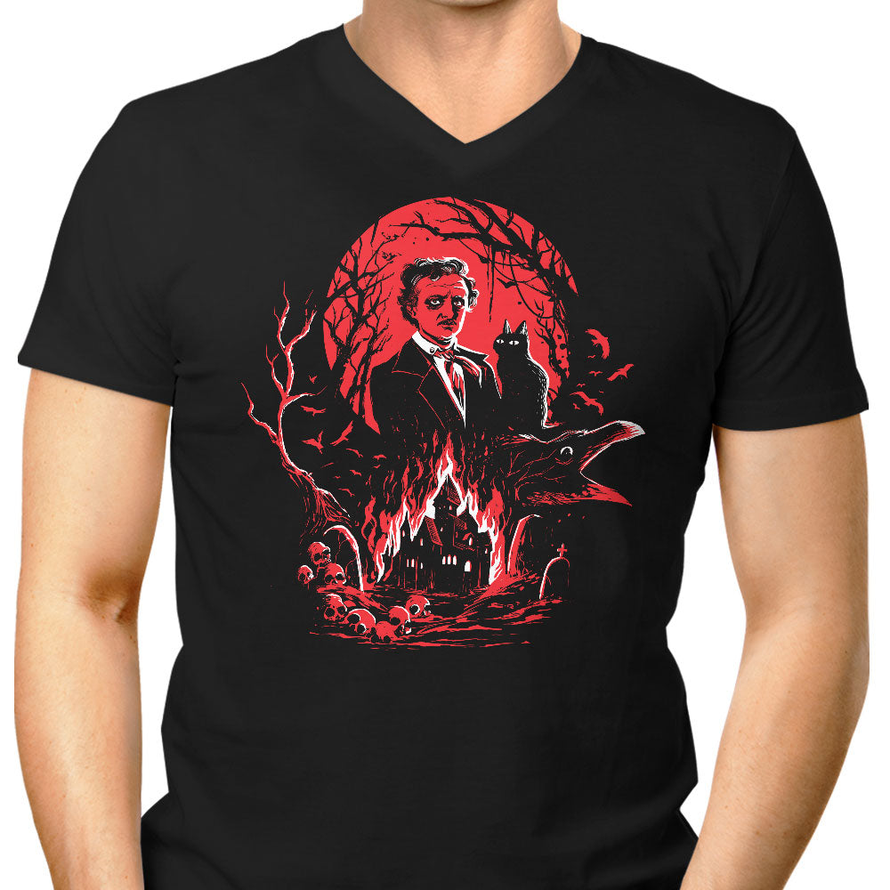 Gothic Horror Men's V-Neck - Adult & Kids T-Shirts, Sweatshirts & Hoodies apparel design preview 1