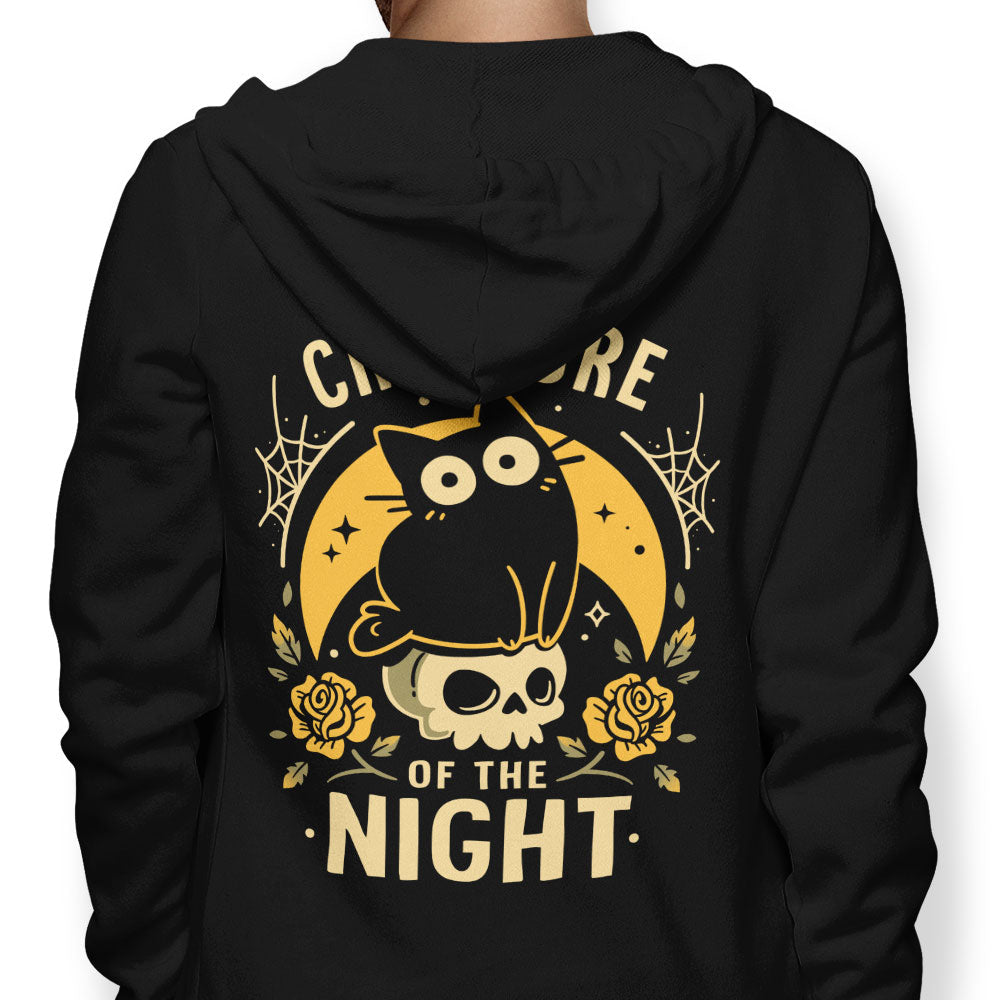 Gothic Night Cat - Adult & Kids T-Shirts, Sweatshirts & Hoodies apparel design preview 1