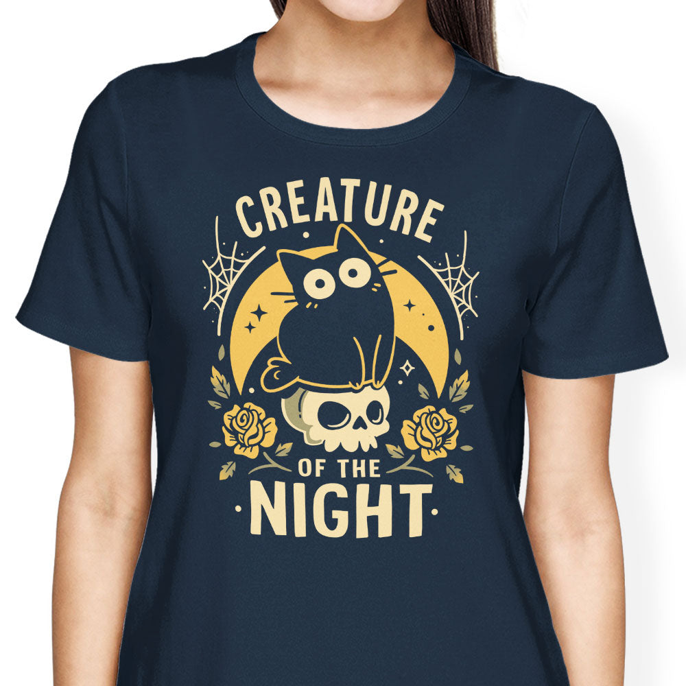 Gothic Night Cat Women's Apparel - Adult & Kids T-Shirts, Sweatshirts & Hoodies apparel design preview 2