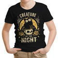 Gothic Night Cat Youth Apparel - Adult & Kids T-Shirts, Sweatshirts & Hoodies apparel design preview 1