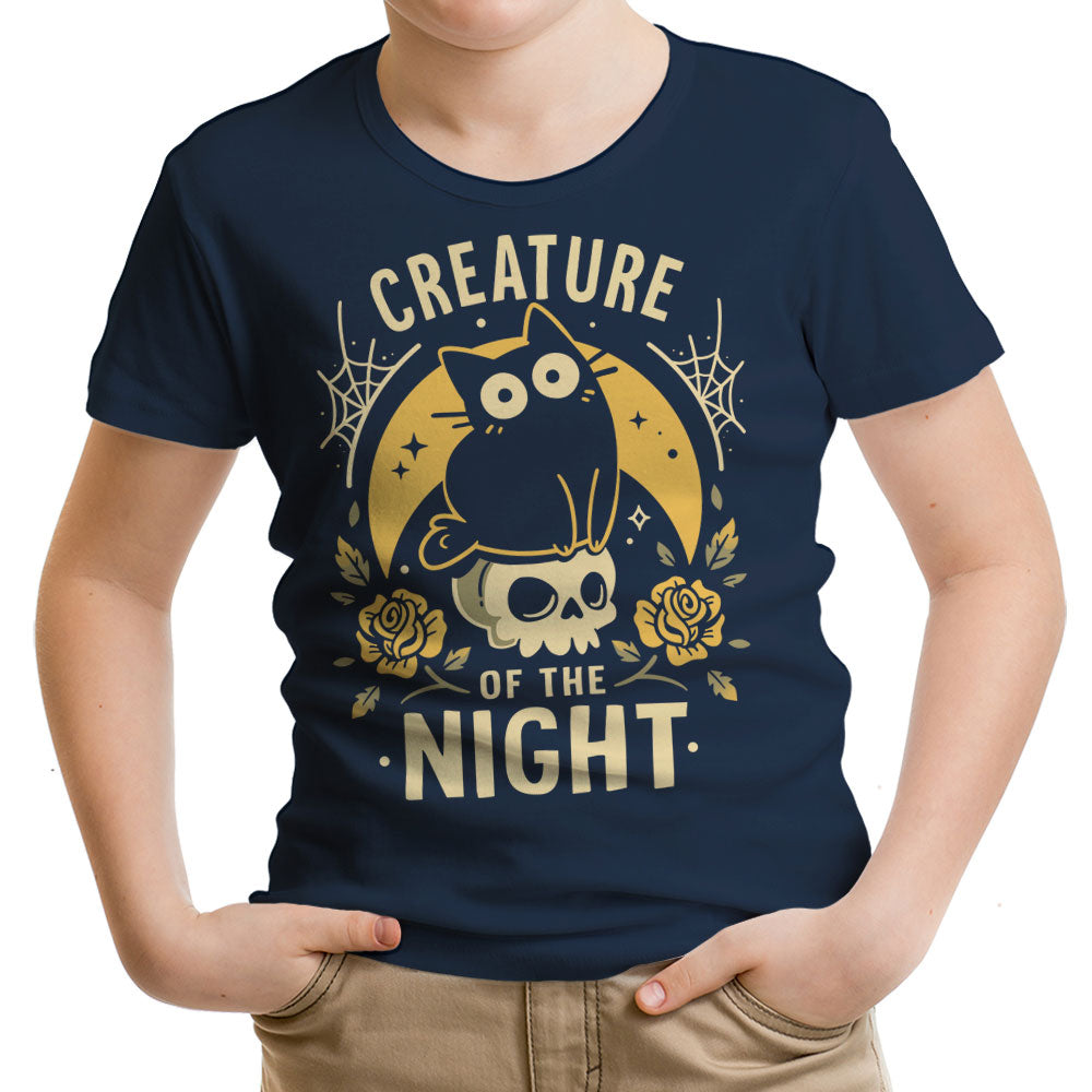 Gothic Night Cat Youth Apparel - Adult & Kids T-Shirts, Sweatshirts & Hoodies apparel design preview 2