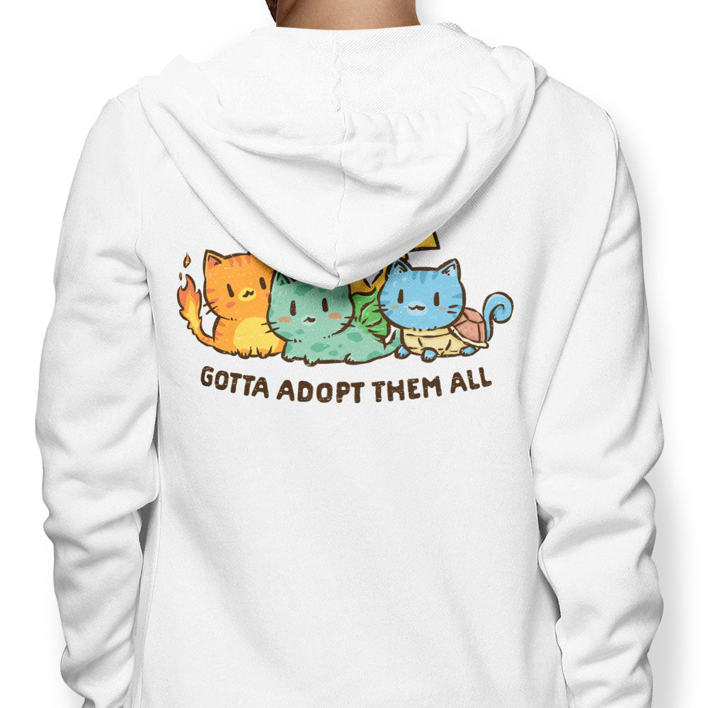 Gotta Adopt 'Em All - Adult & Kids T-Shirts, Sweatshirts & Hoodies apparel design preview 1