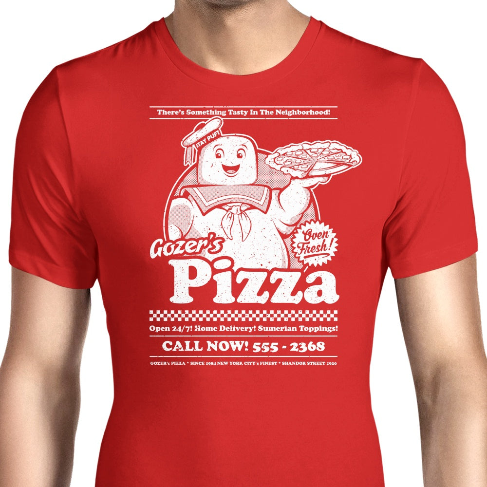 Gozer's Pizza Men's Apparel - Adult & Kids T-Shirts, Sweatshirts & Hoodies apparel design preview 1