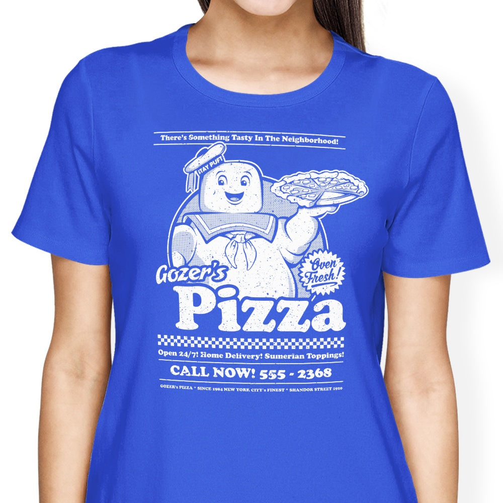 Gozer's Pizza Women's Apparel - Adult & Kids T-Shirts, Sweatshirts & Hoodies apparel design preview 2