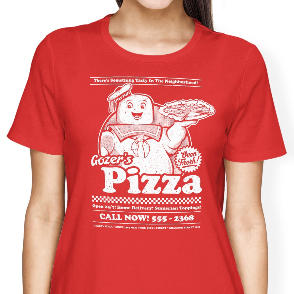 Gozer's Pizza Women's Apparel - Adult & Kids T-Shirts, Sweatshirts & Hoodies apparel design preview 1