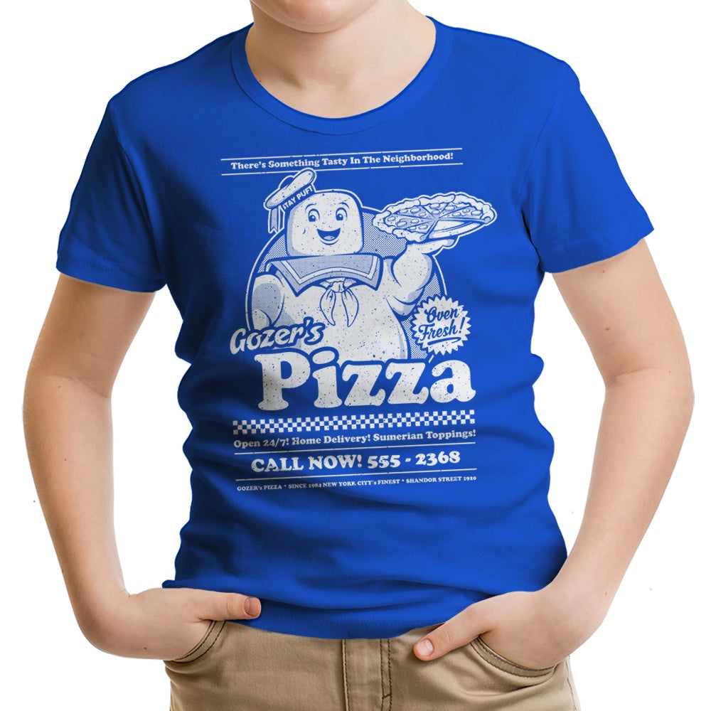 Gozer's Pizza Youth Apparel - Adult & Kids T-Shirts, Sweatshirts & Hoodies apparel design preview 2