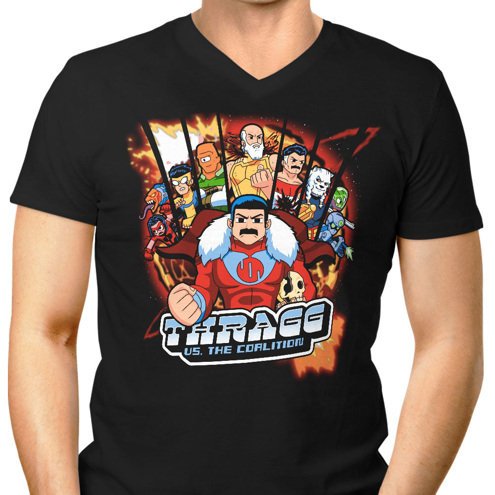 Grand Regent Pilgrim Men's V-Neck - Adult & Kids T-Shirts, Sweatshirts & Hoodies apparel design preview 1