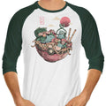 Grass Bowl 3/4 Sleeve Raglan - Adult & Kids T-Shirts, Sweatshirts & Hoodies apparel design preview 1